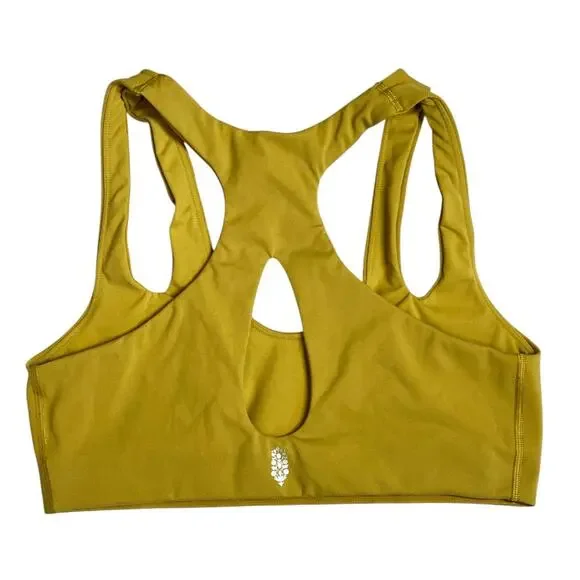 Free People Movement Mustard Yellow Sports Bra (L) - Picture 2 of 2